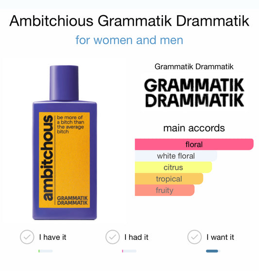 AMBITCHOUS - GRAMMATIK DRAMMATIK