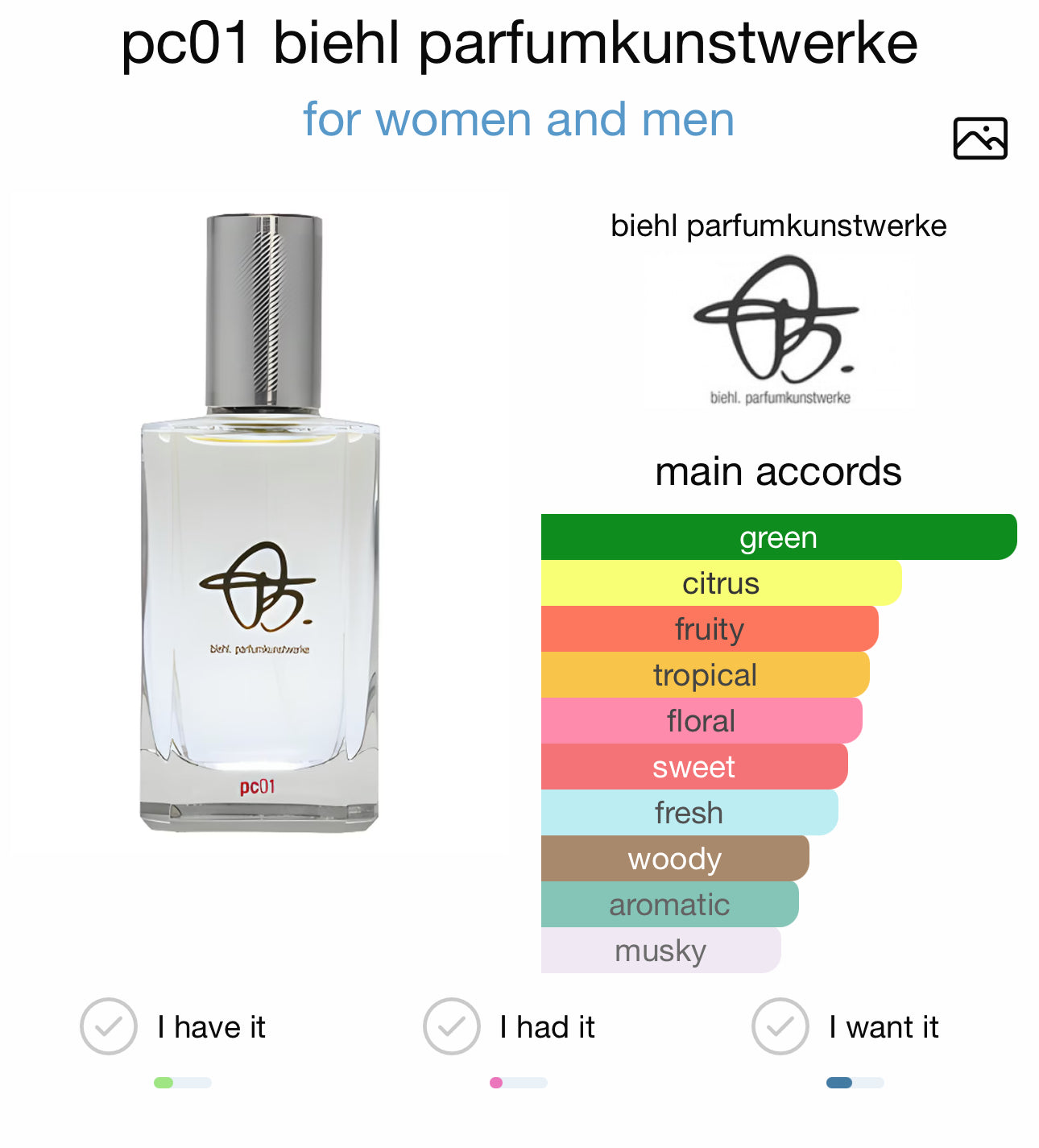 pc01 - biehl. parfumkunstwerke