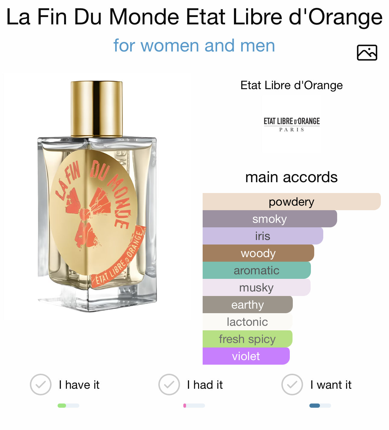 LA FIN DU MONDE - ETAT LIBRE d'ORANGE