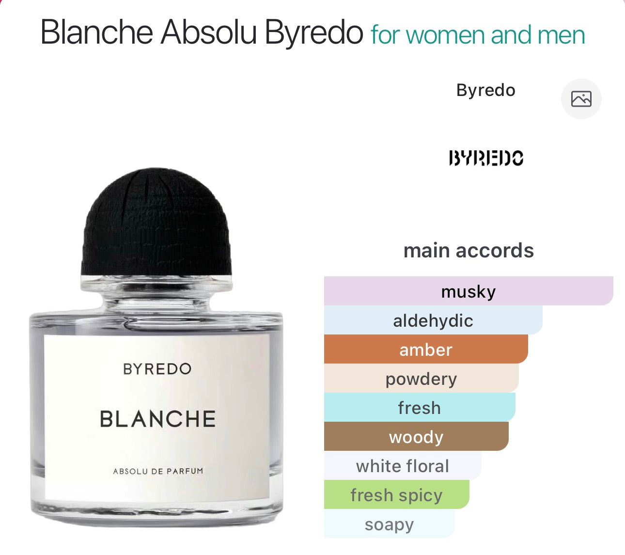 BLANCHE ABSOLU - BYREDO