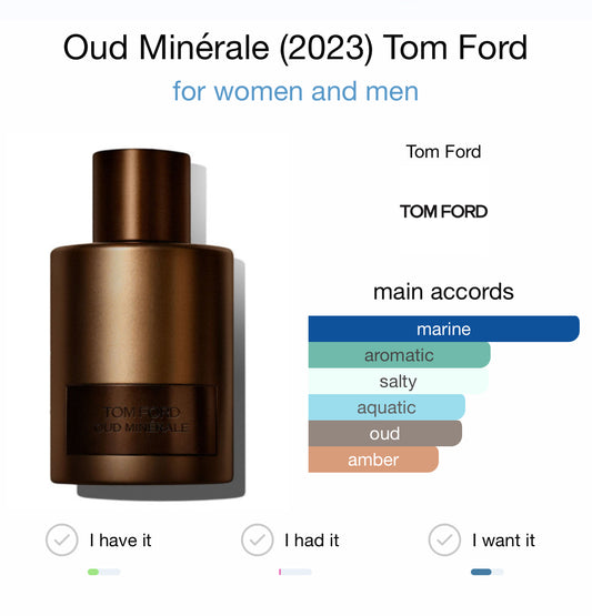 OUD MINÉRALE - TOM FORD