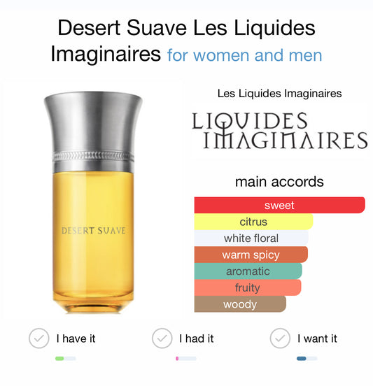 DESERT SUAVE - LIQUIDES IMAGINAIRES