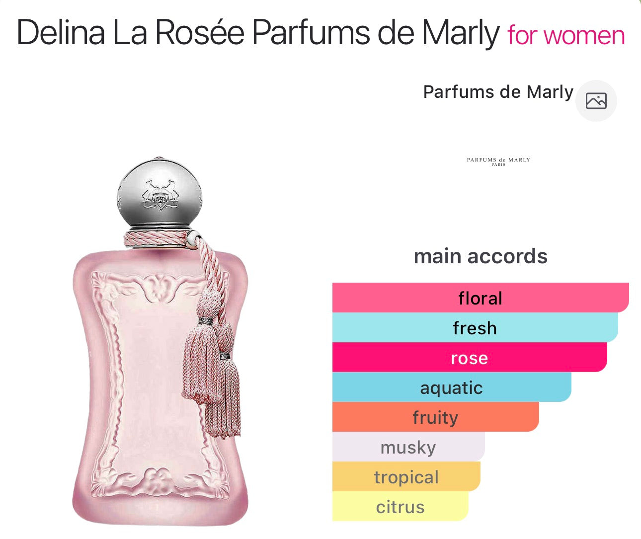 DELINA LA ROSÉE - PARFUMS DE MARLY