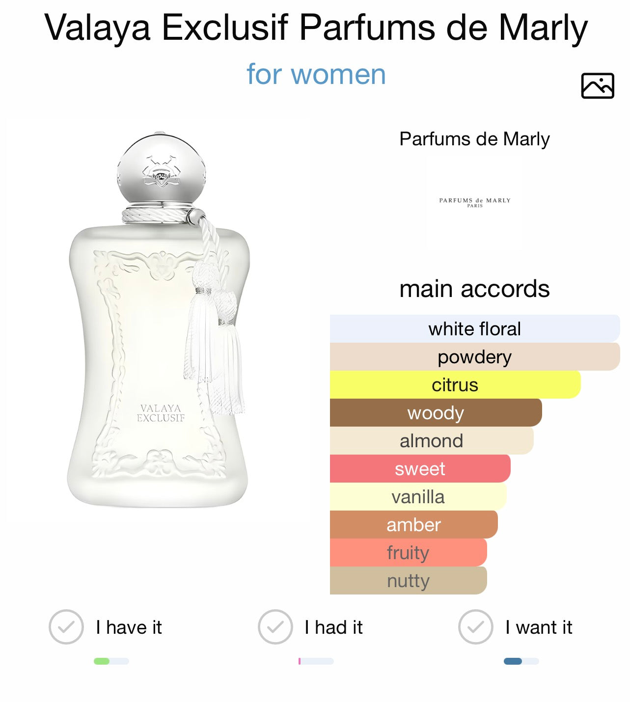 VALAYA EXCLUSIF - PARFUMS DE MARLY