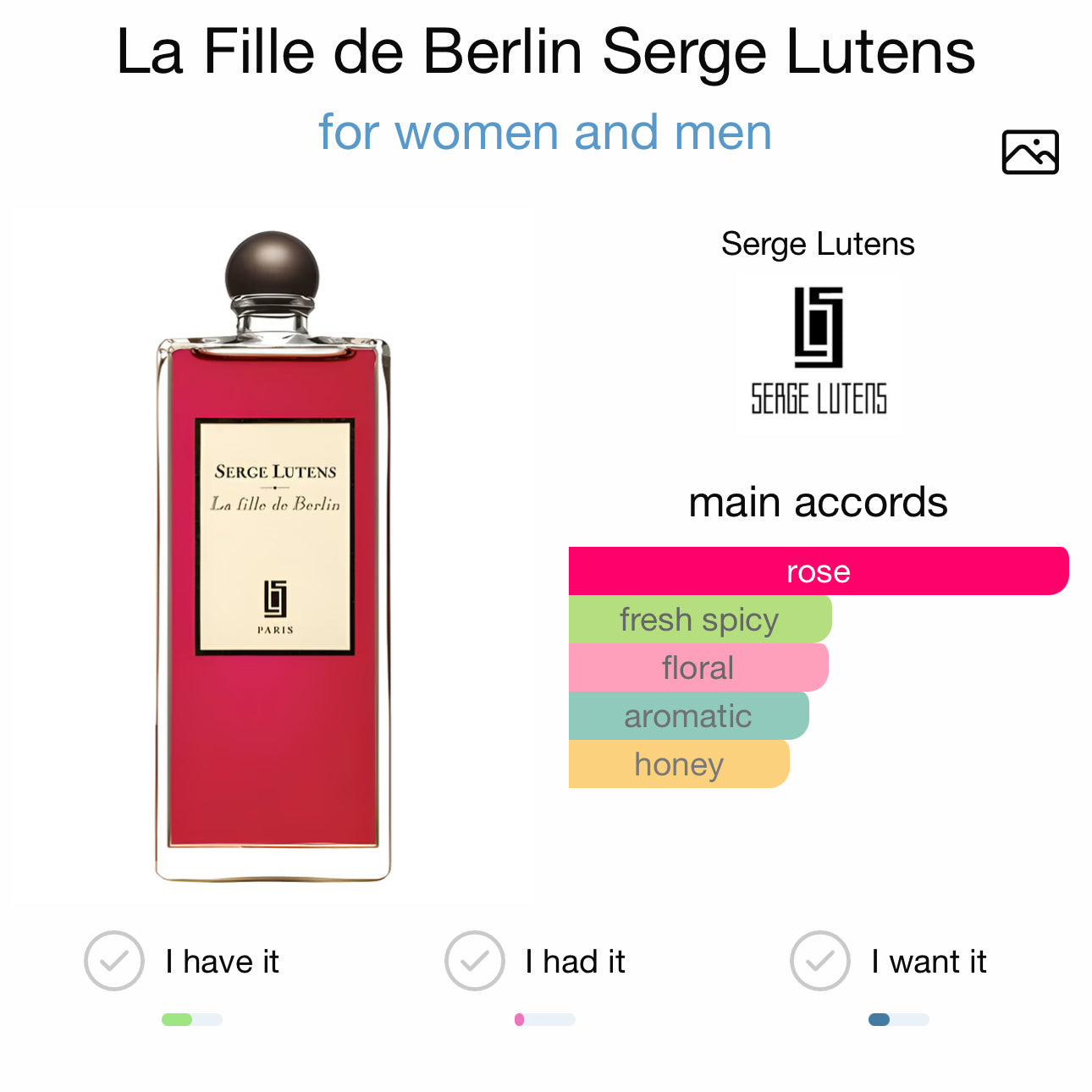 LA FILLE DE BERLIN - SERGE LUTENS