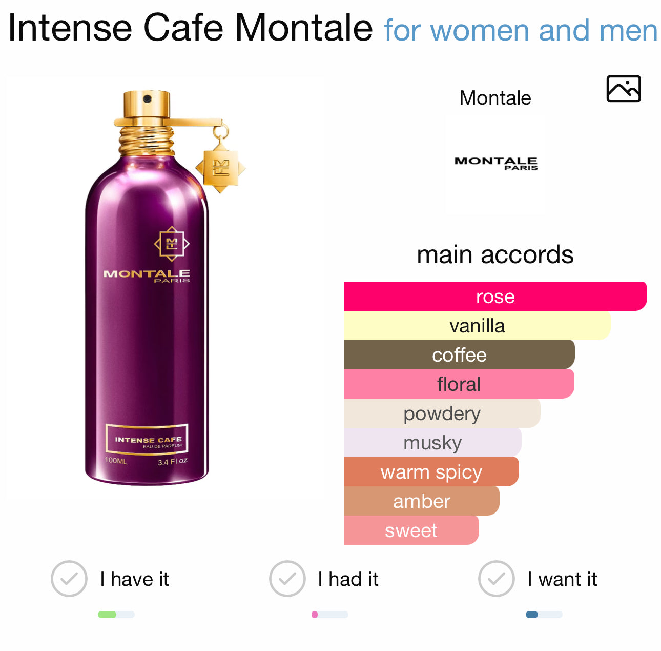 INTENSE CAFÉ - MONTALE