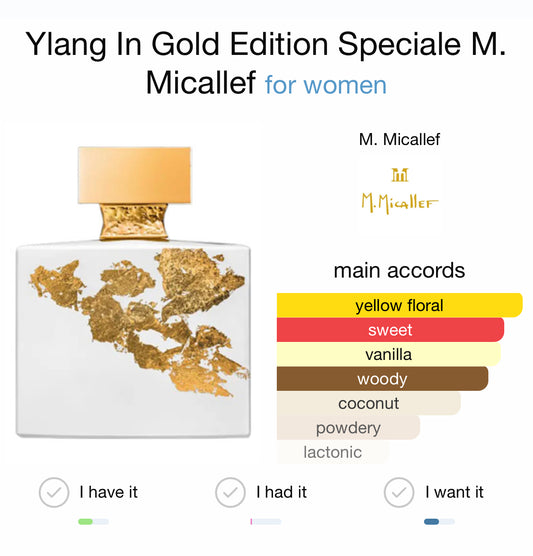 YLANG IN GOLD - M.MICALLEF